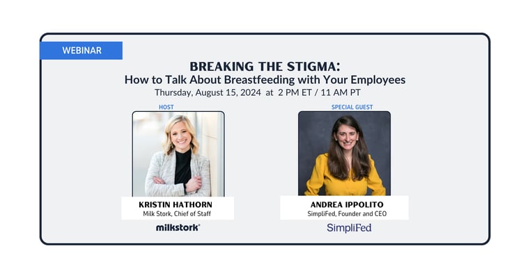 Featured image for: WEBINAR | Breaking the Stigma: How to Talk About Breastfeeding with Your Employees: How to Talk About Breastfeeding with Your Employees